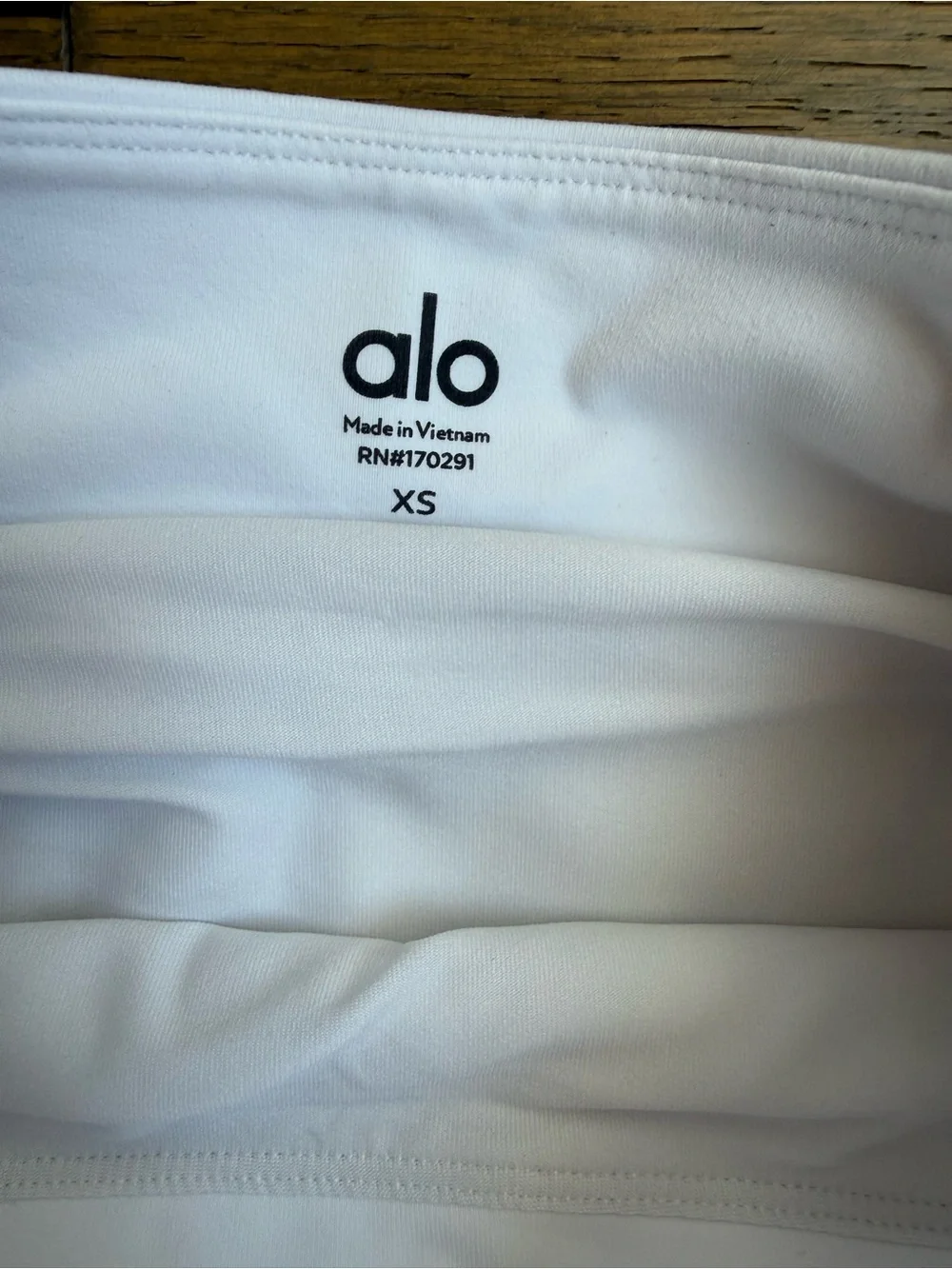 ALO Yoga White Athletic Mini Skort